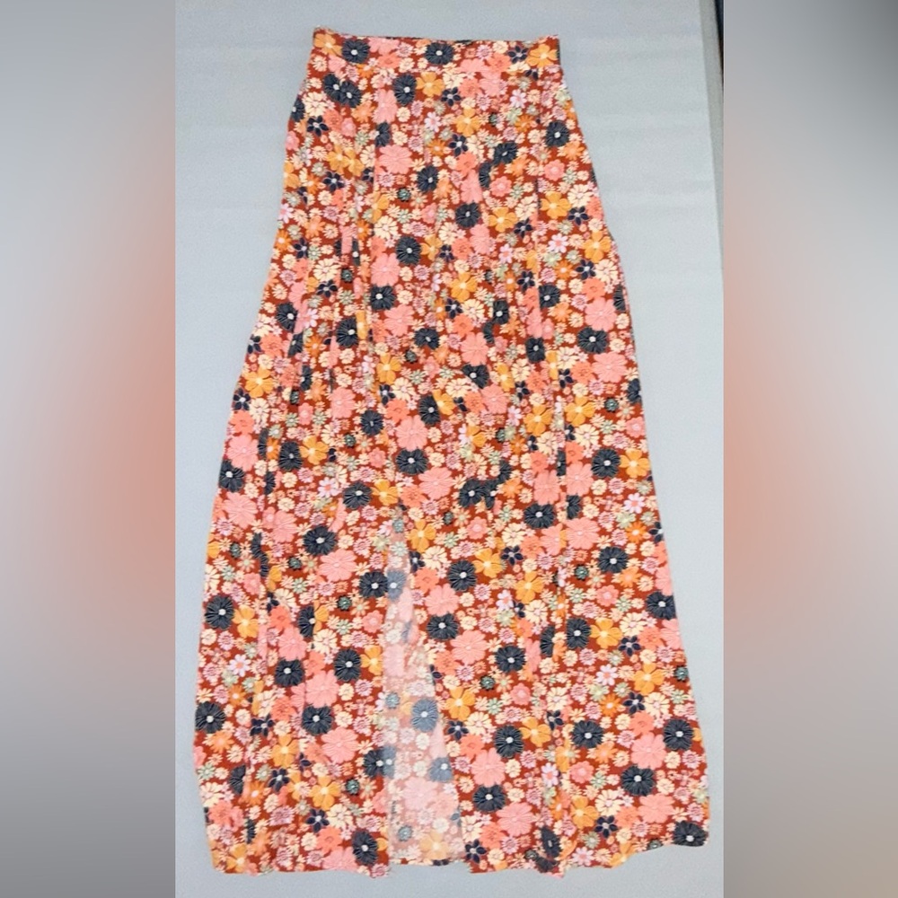 Altar’d State full length floral skirts extra small